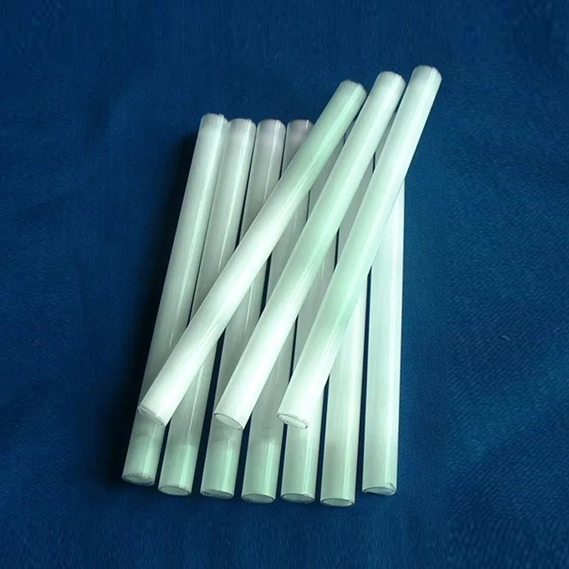 Højtemperaturbestandigt mælkehvidt kvartsrør